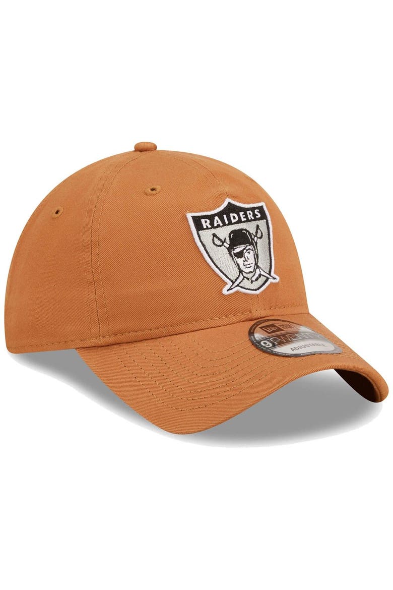 Men's New Era Brown Las Vegas Raiders Core Classic 2.0 9TWENTY Adjustable Hat, Alternate, color, Brown