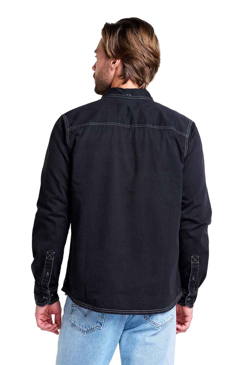 Men's Arroyo Twill Long Sleeve Shirt, Alternate, color, Washed Black