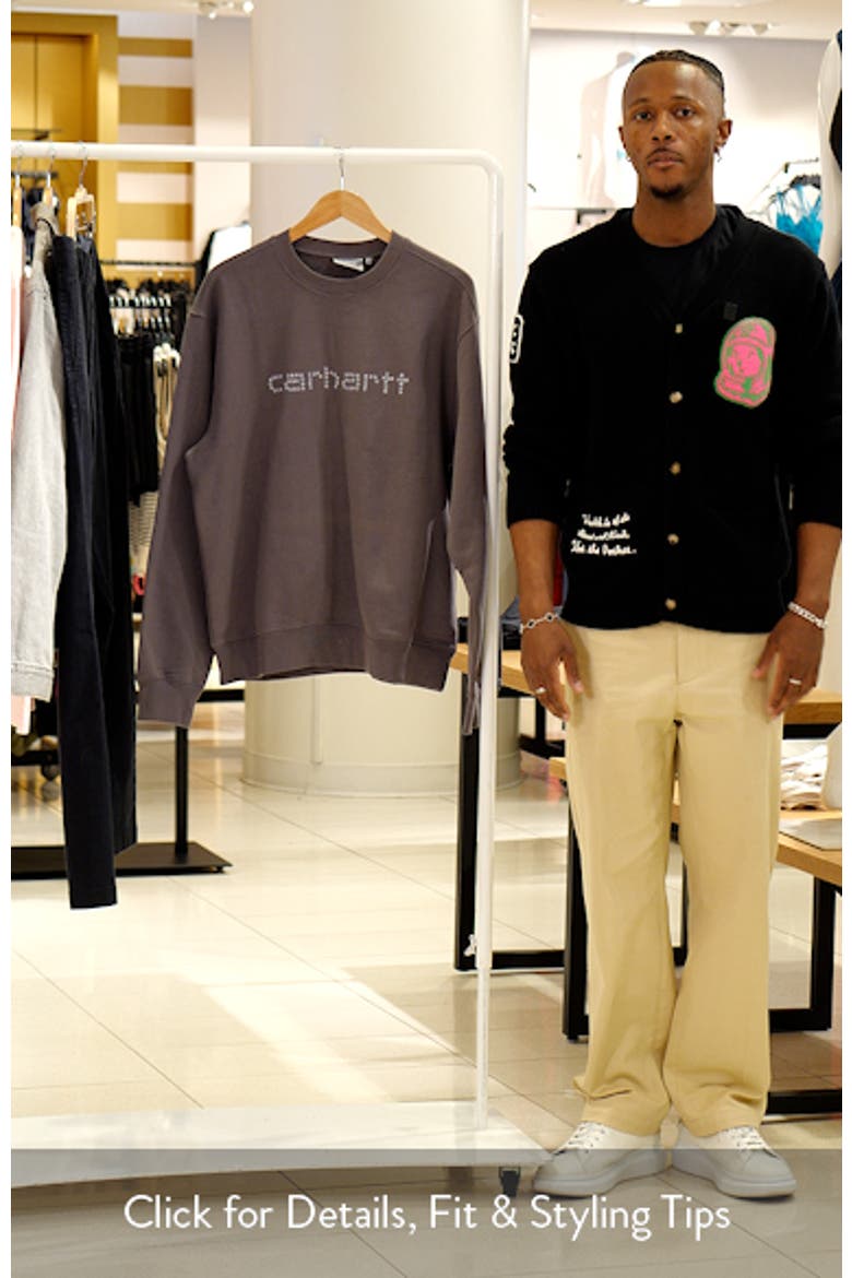 Rivet Script Cotton Sweatshirt video