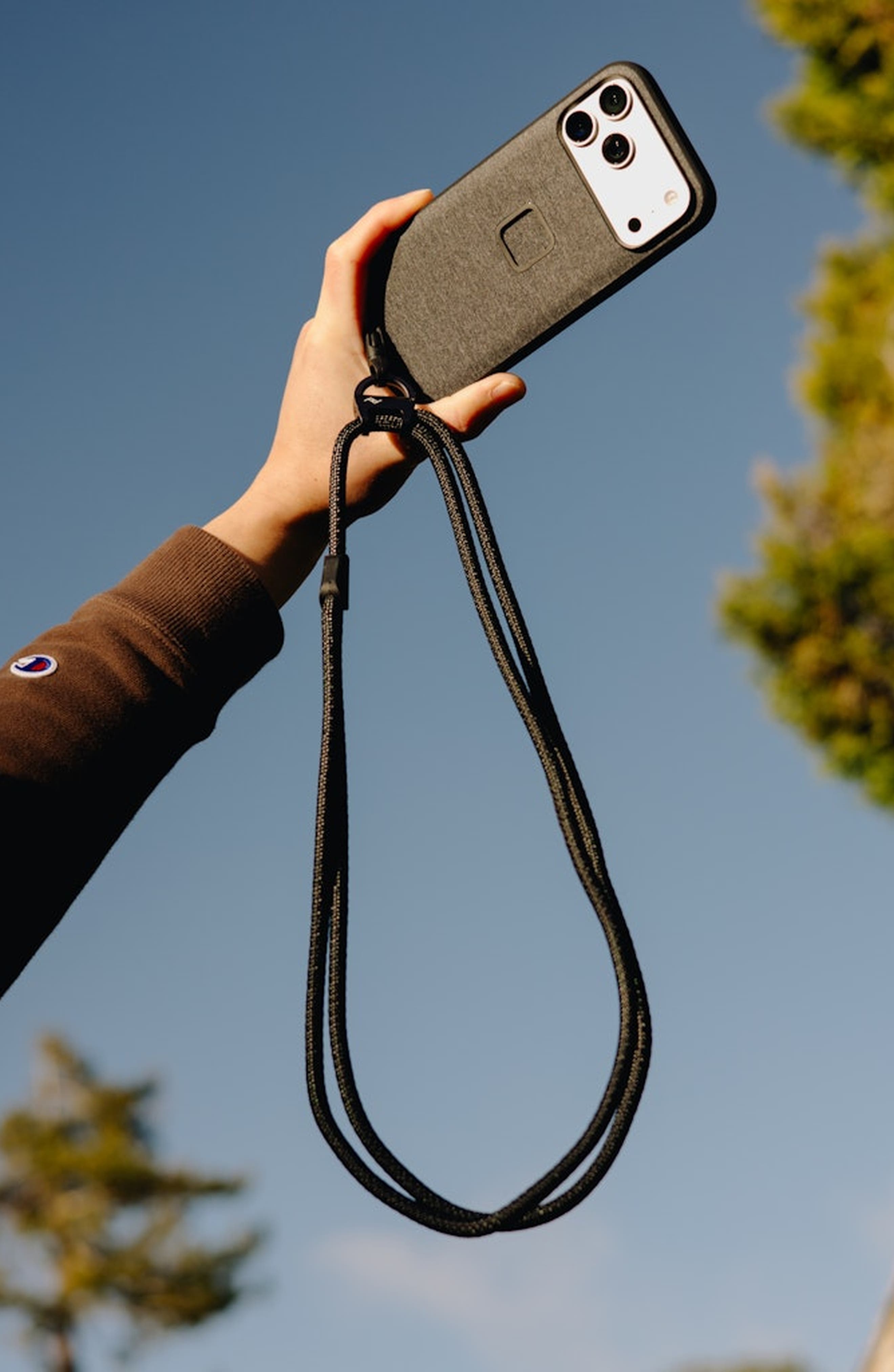 Mobile Crossbody Multi Strap, Alternate, color, Black