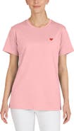 Dalix Womens Pixel Heart Jersey Relaxed Tee