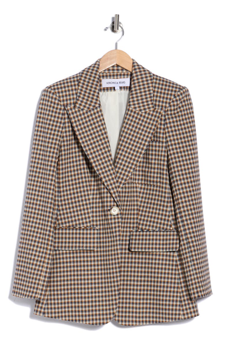 Livvy Dickey Blazer, Main, color, NAVY MULTI