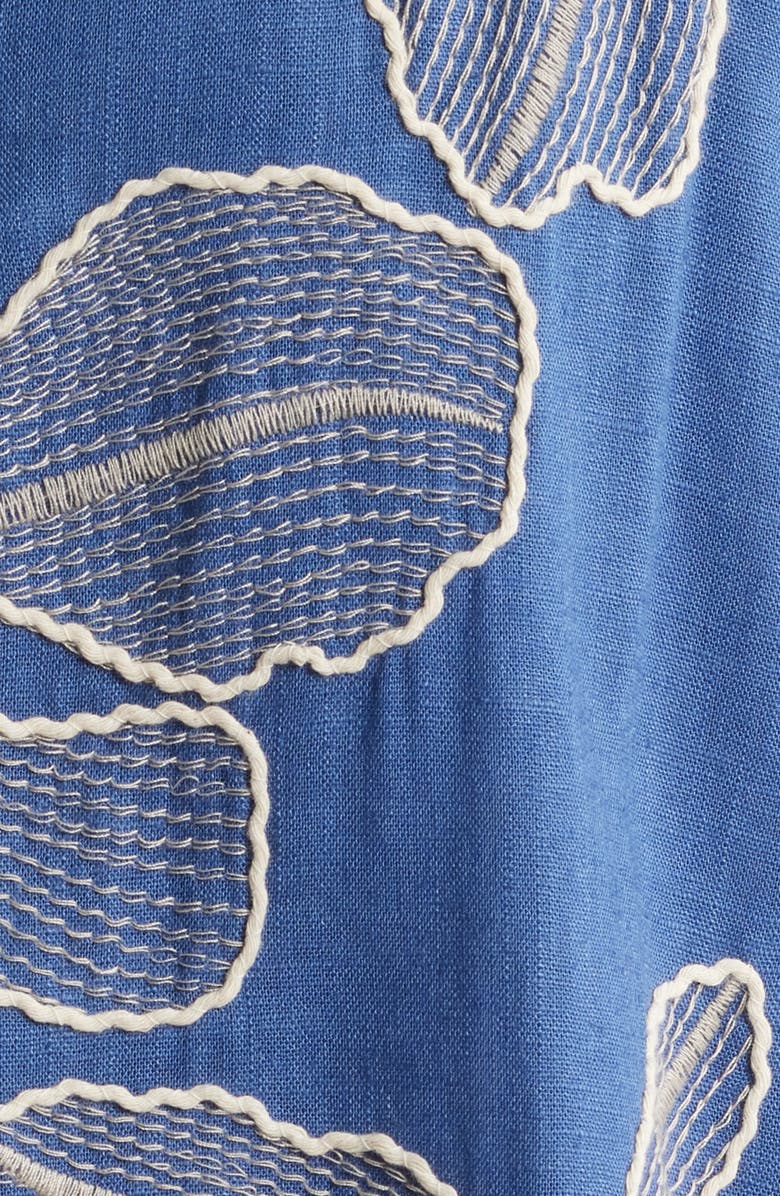 Corridor Floral Appliqué Camp Shirt, Alternate, color,