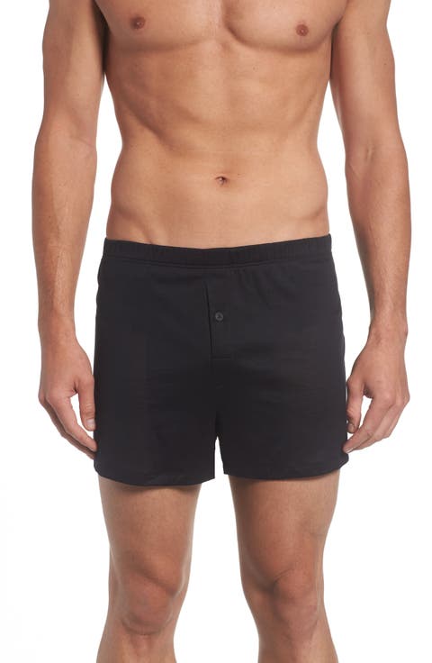 Cotton Sporty Button Fly Cotton Boxer