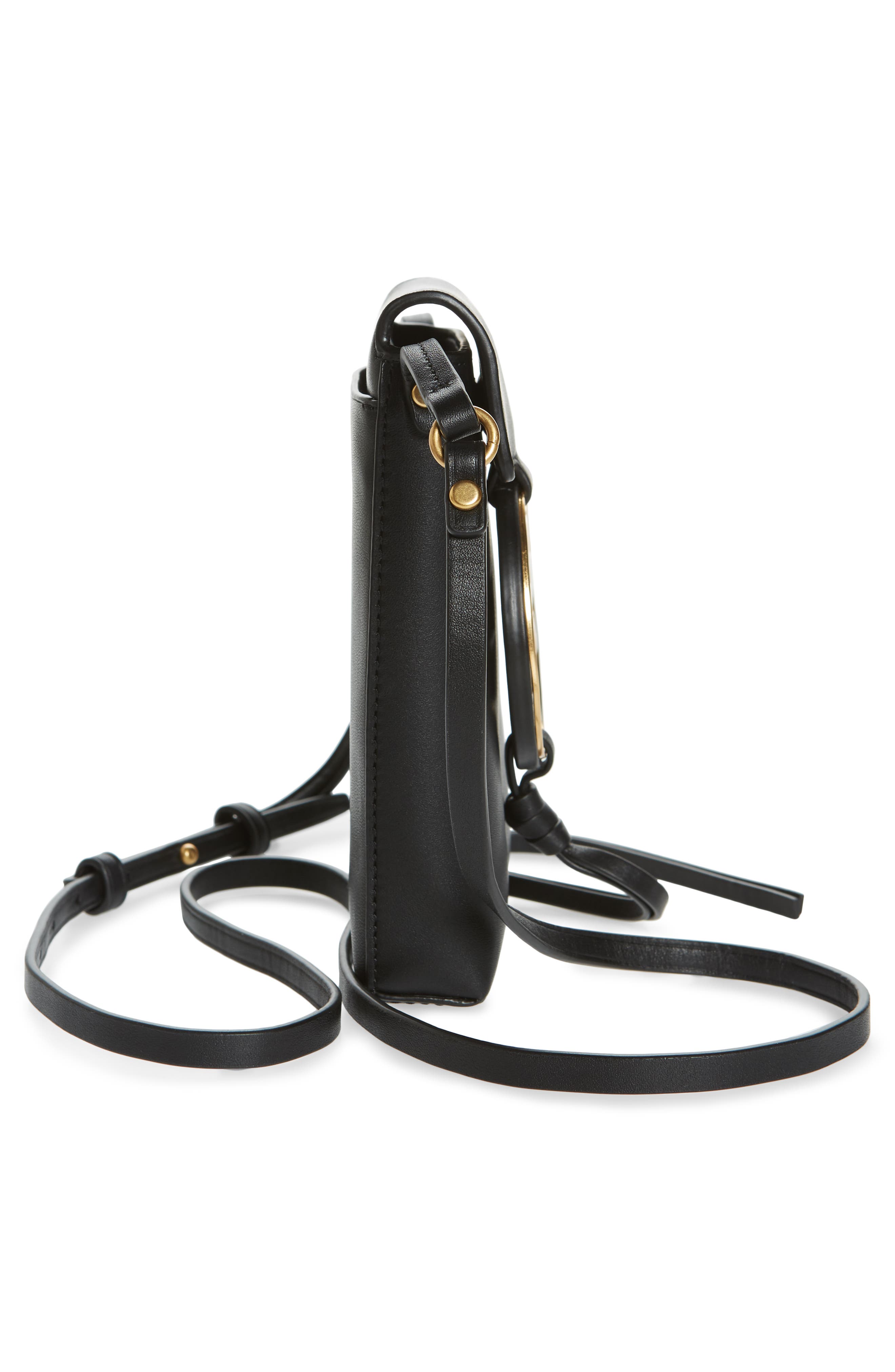 Tory Burch Miller Leather Phone Crossbody Bag, Alternate, color, 