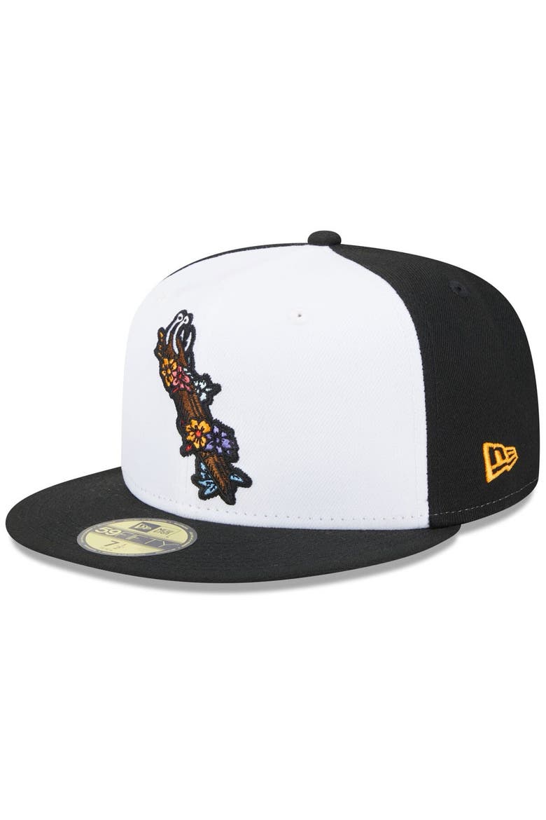 Men's New Era White Corpus Christi Hooks Theme Nights Día De Los Hooks  59FIFTY Fitted Hat, Main, color, White