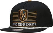 Mitchell & Ness Men's Mitchell & Ness Black Vegas Golden Knights Ascend Deadstock Snapback Hat