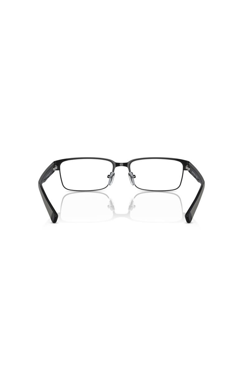 Armani Exchange 54mm Rectangle optical glasses, Alternate, color, Black