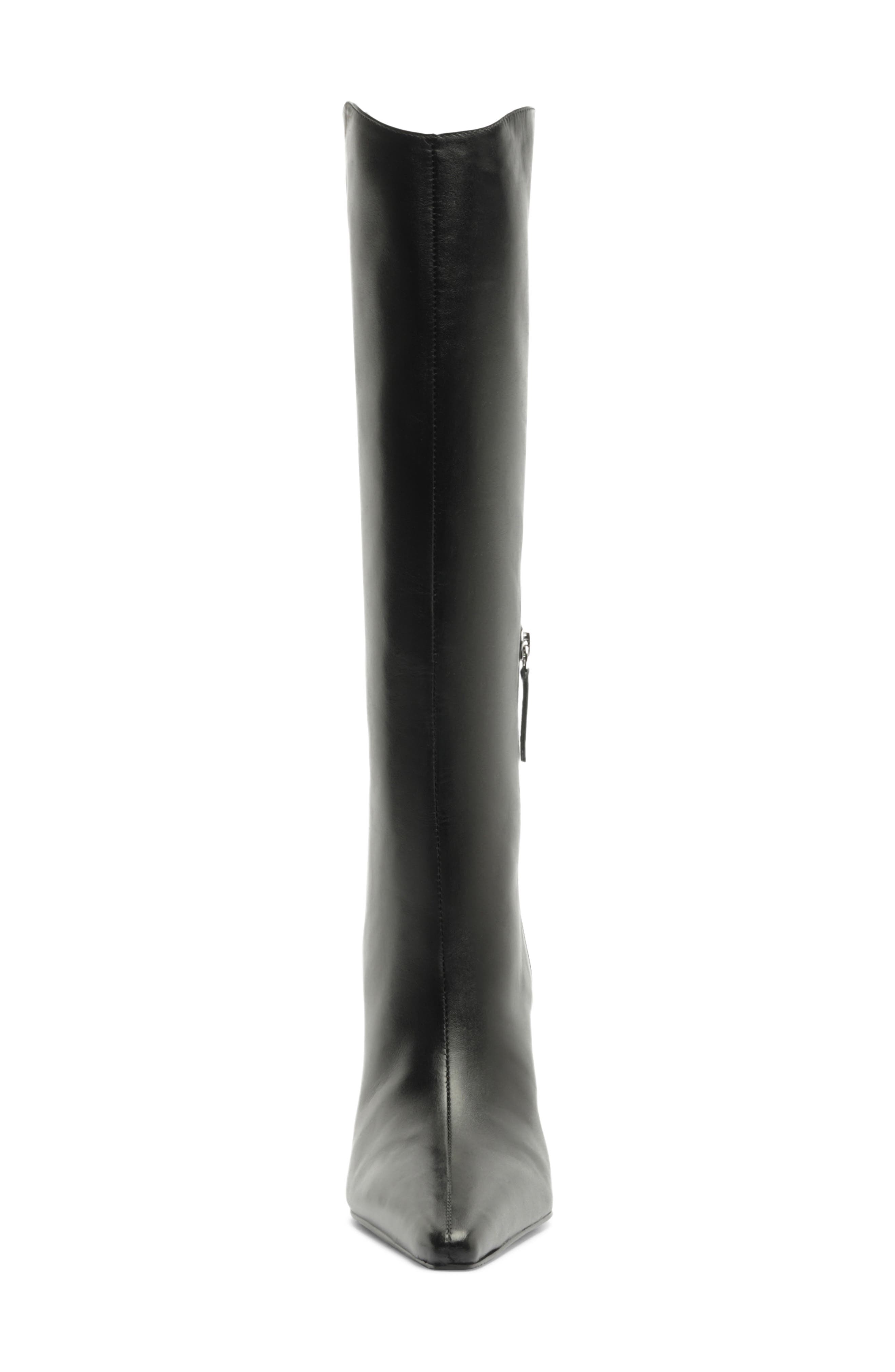 Mary Ellen Knee High Boot, Alternate, color, BLACK
