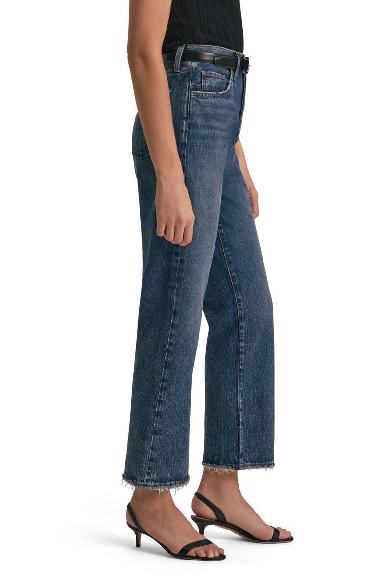 Favorite Daughter The Otto Super High Waist Ankle Boyfriend Jeans, Alternate, color, Havana