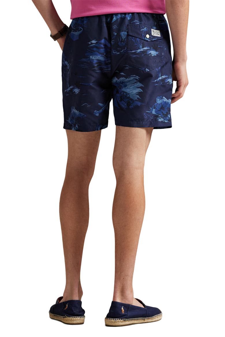 Traveler Classic Swim Trunks, Alternate, color, BLUE MULTI