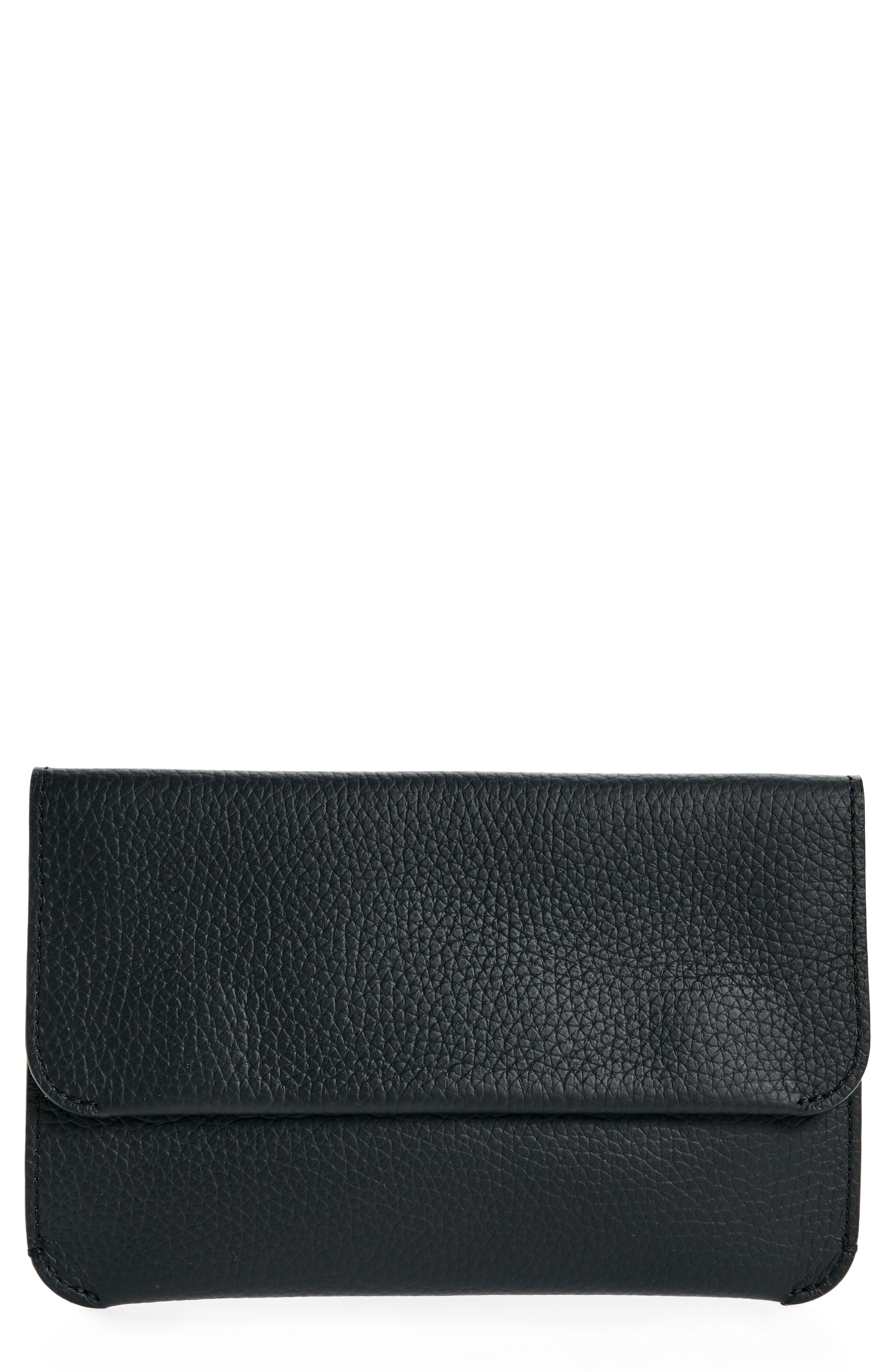 Cuyana System Leather Clutch, Main, color, 