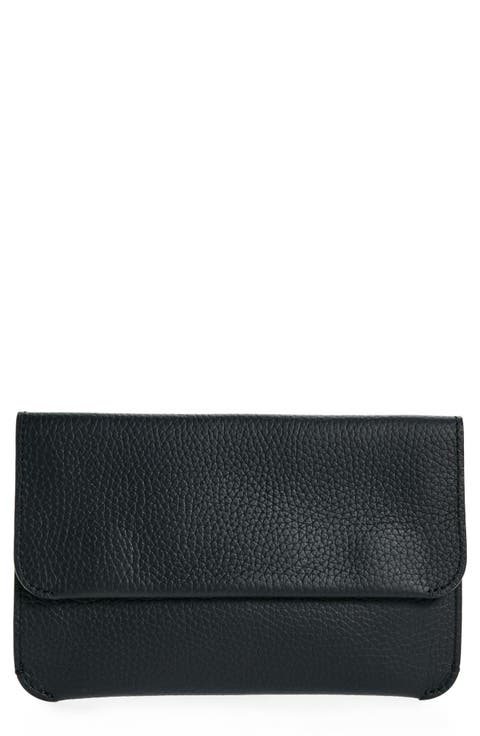 System Leather Clutch