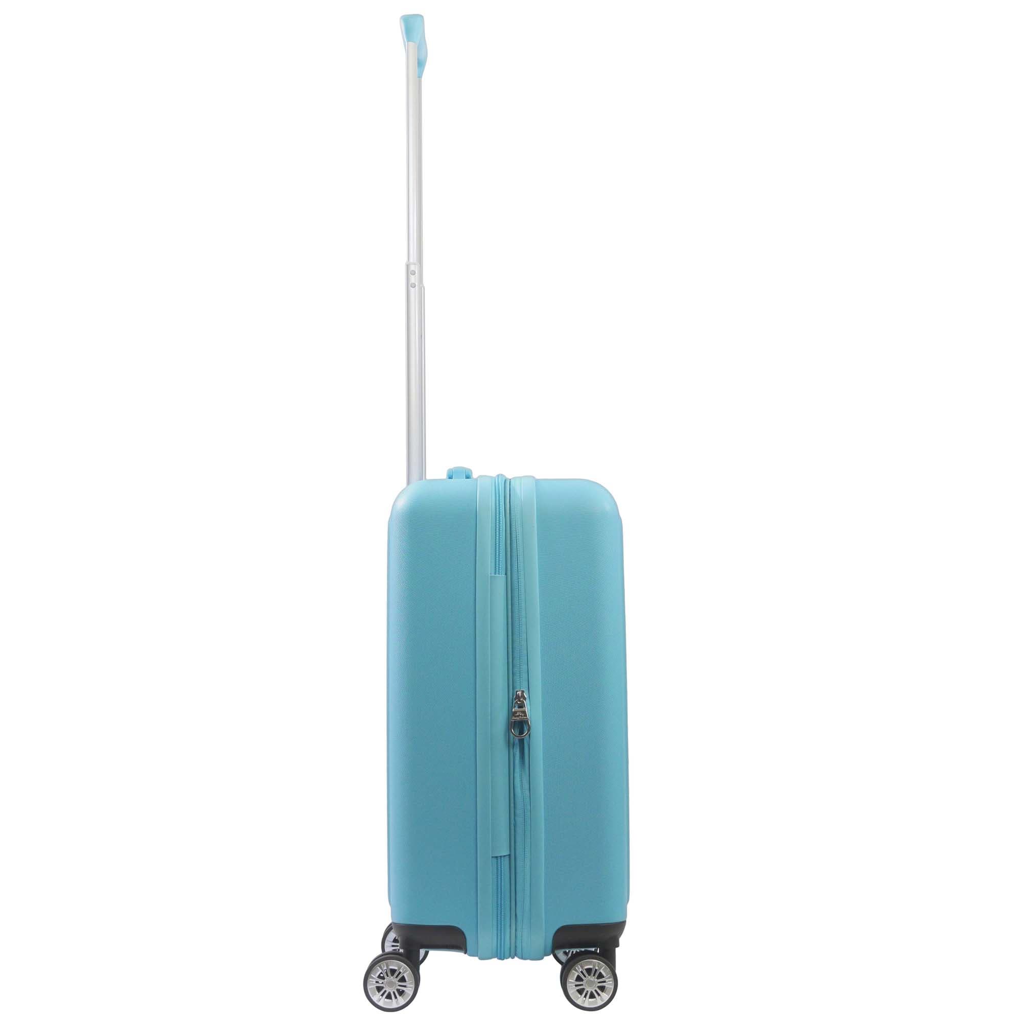 Tommy Bahama 21.5" Carry-On Hardside Spinner Luggage with 3D Pineapple, Alternate, color, Blue