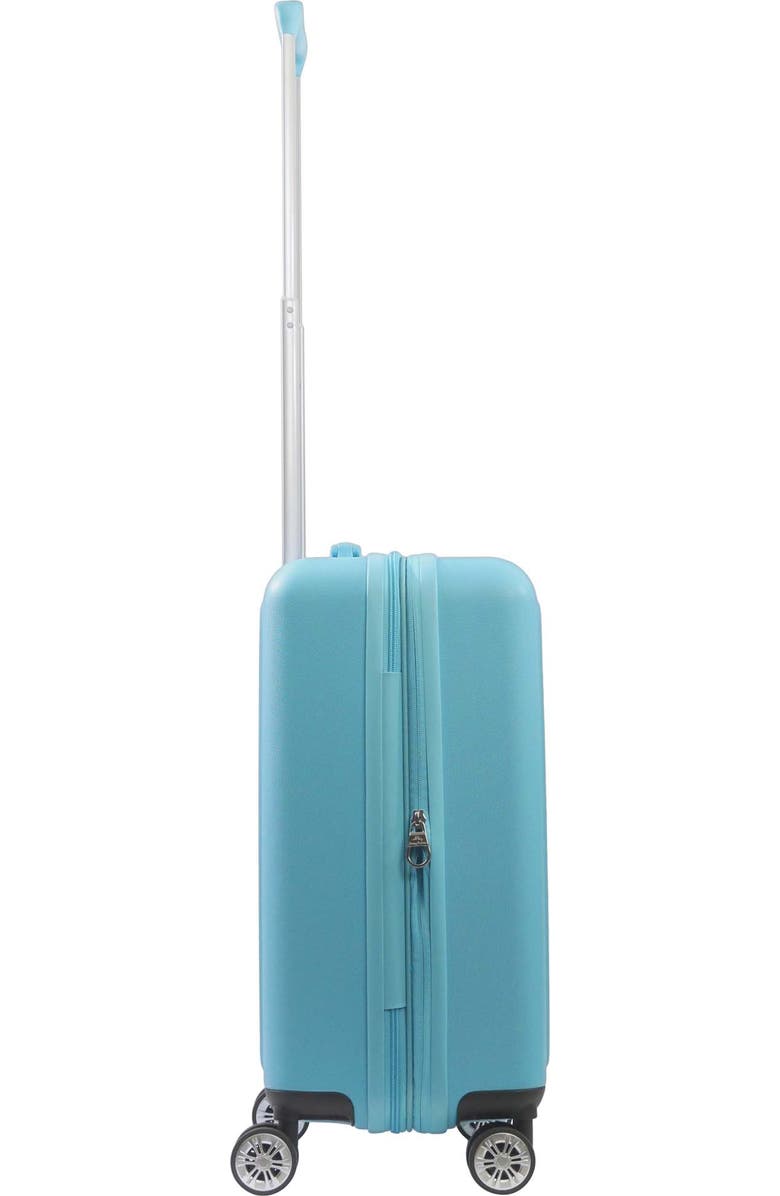 Tommy Bahama 21.5" Carry-On Hardside Spinner Luggage with 3D Pineapple, Alternate, color, Blue