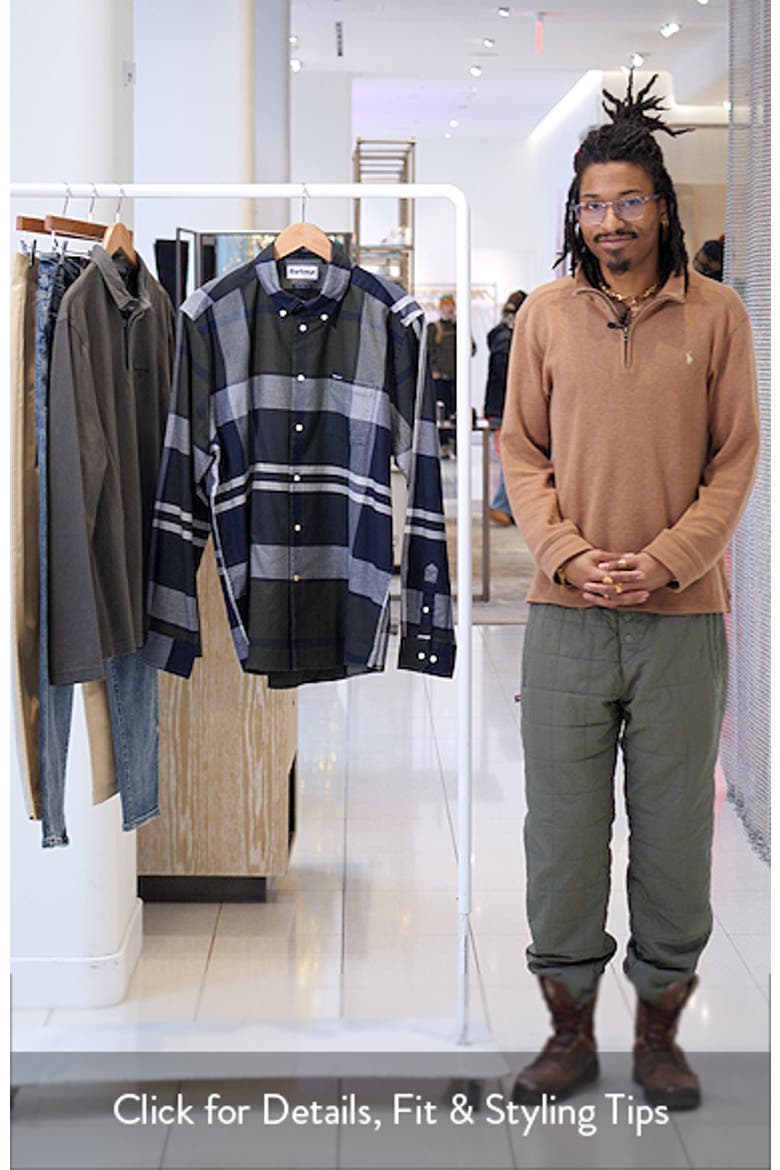 Dunoon Tailored Fit Plaid Button-Down Shirt video
