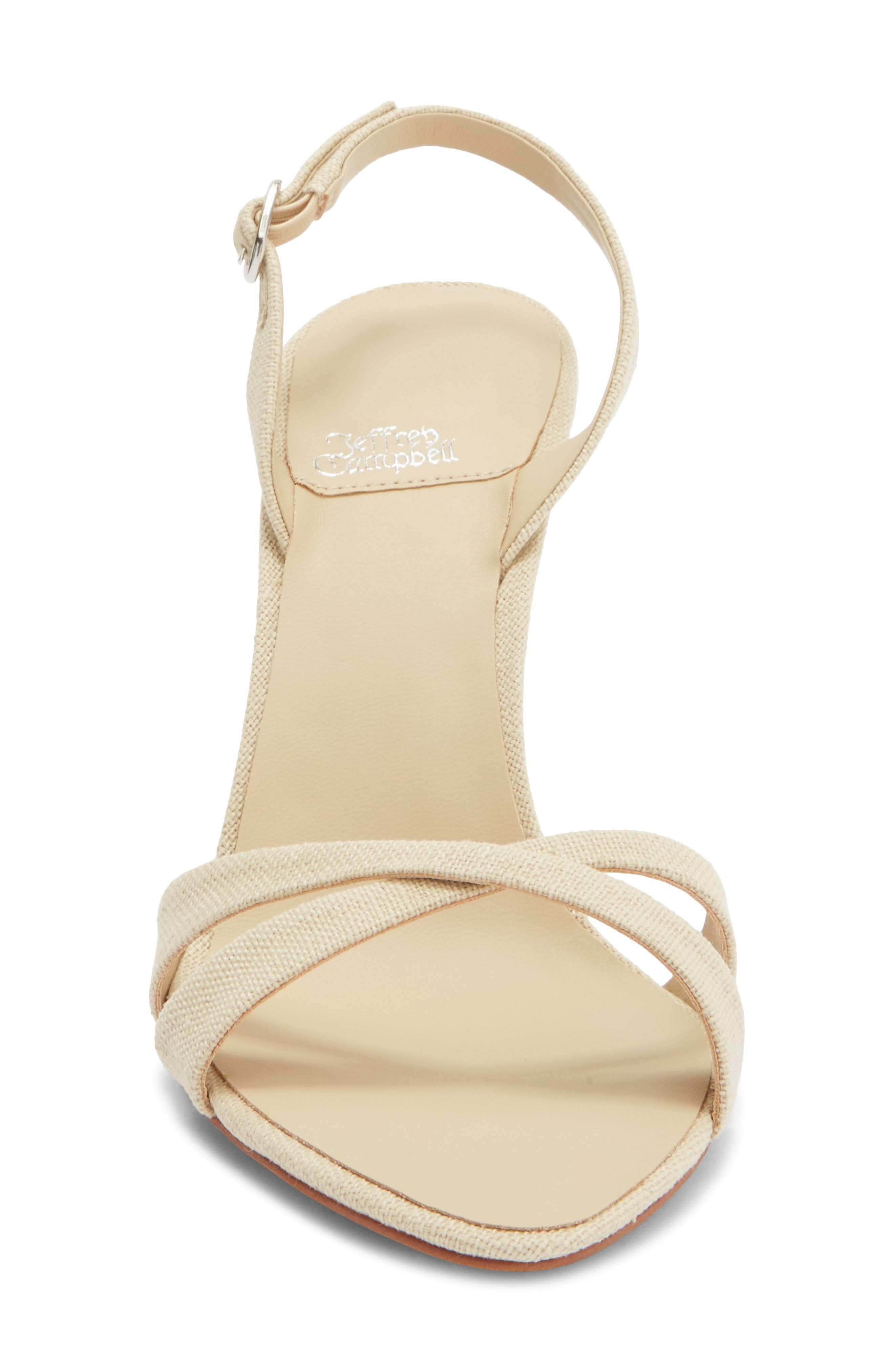 Jeffrey Campbell Marielle Slingback Sandal, Alternate, color, Beige Canvas