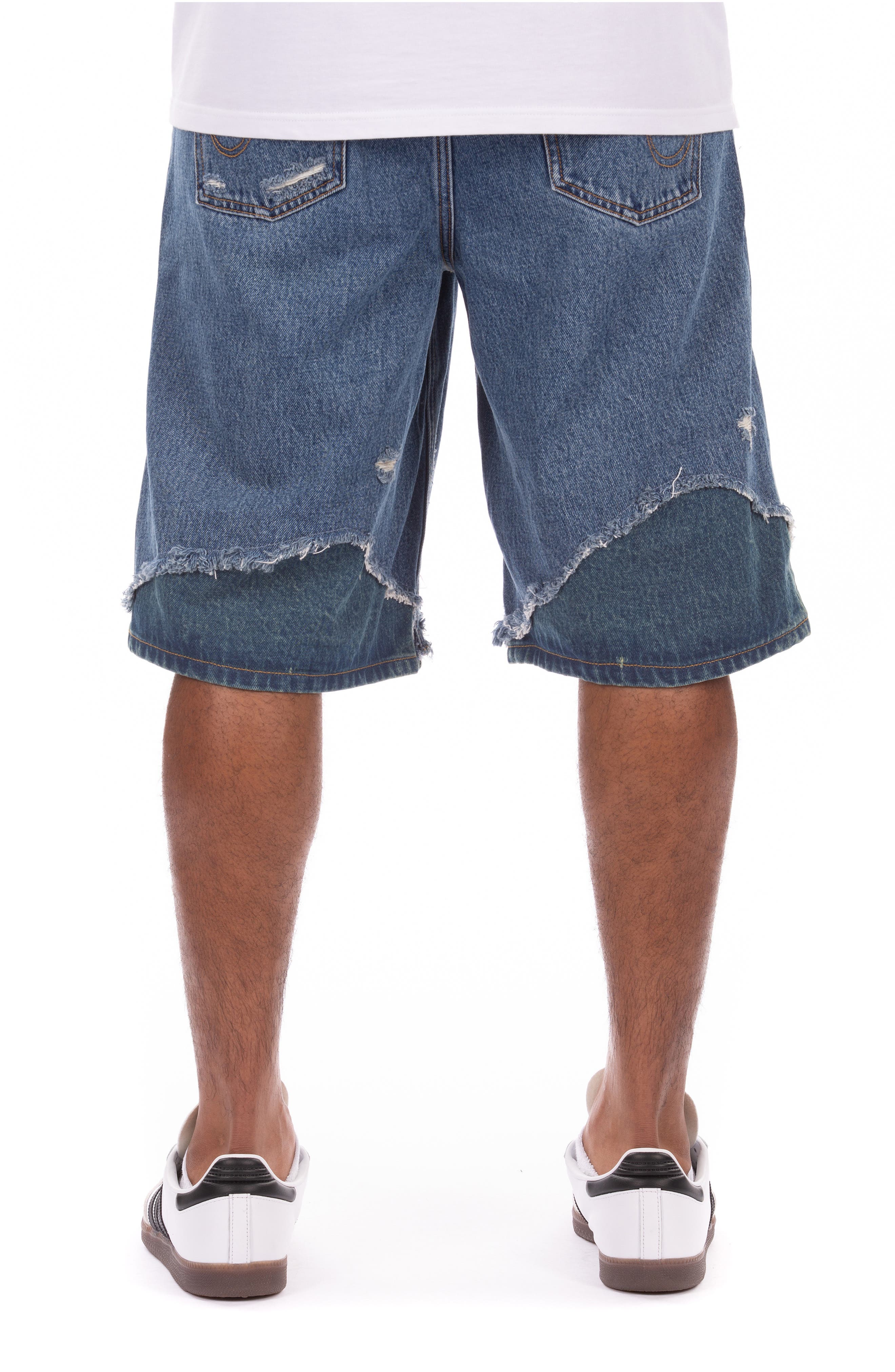 ICECREAM Hoodsie Ripped Denim Shorts (Men) | Nordstromrack