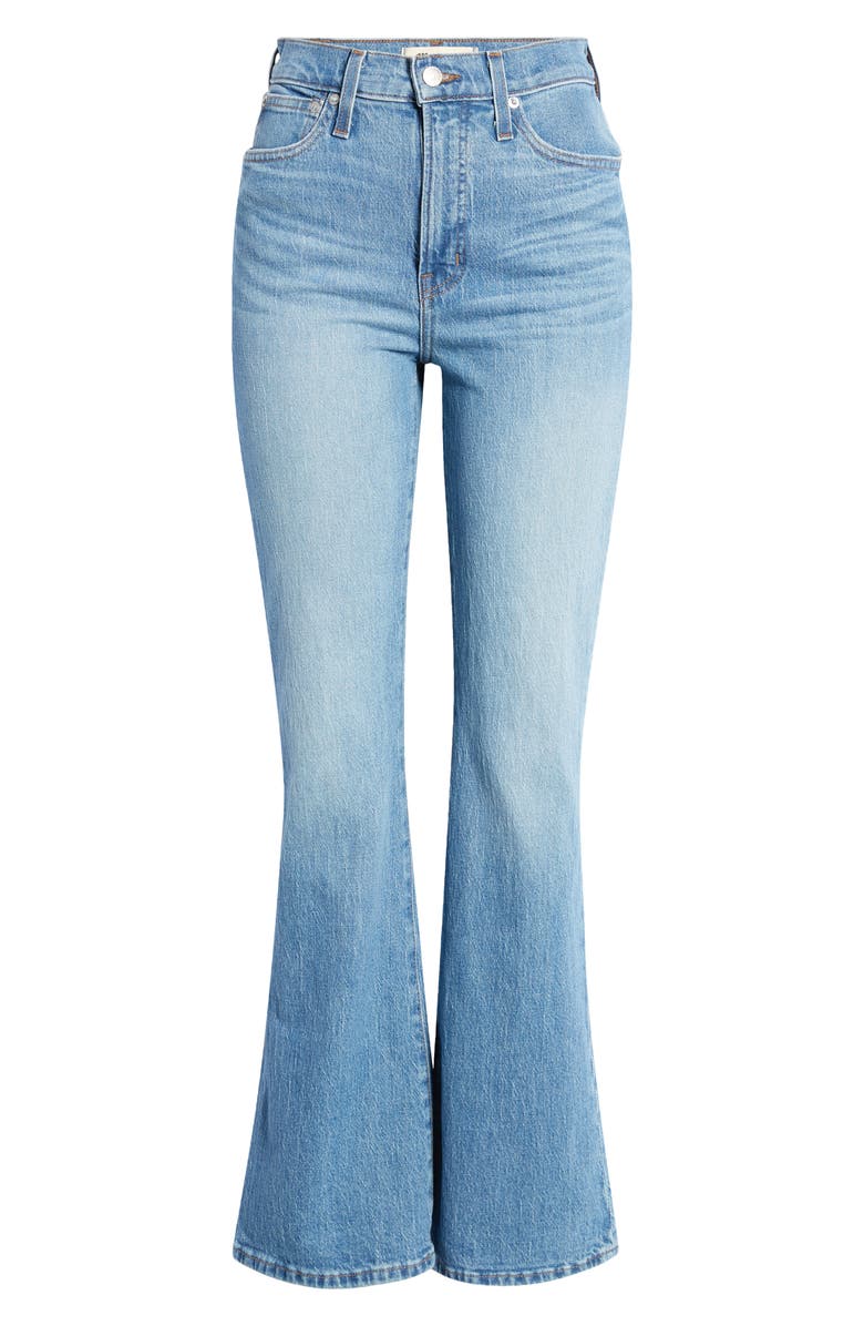 Madewell The Perfect Vintage Ripped High Waist Flare Jeans, Alternate, color,