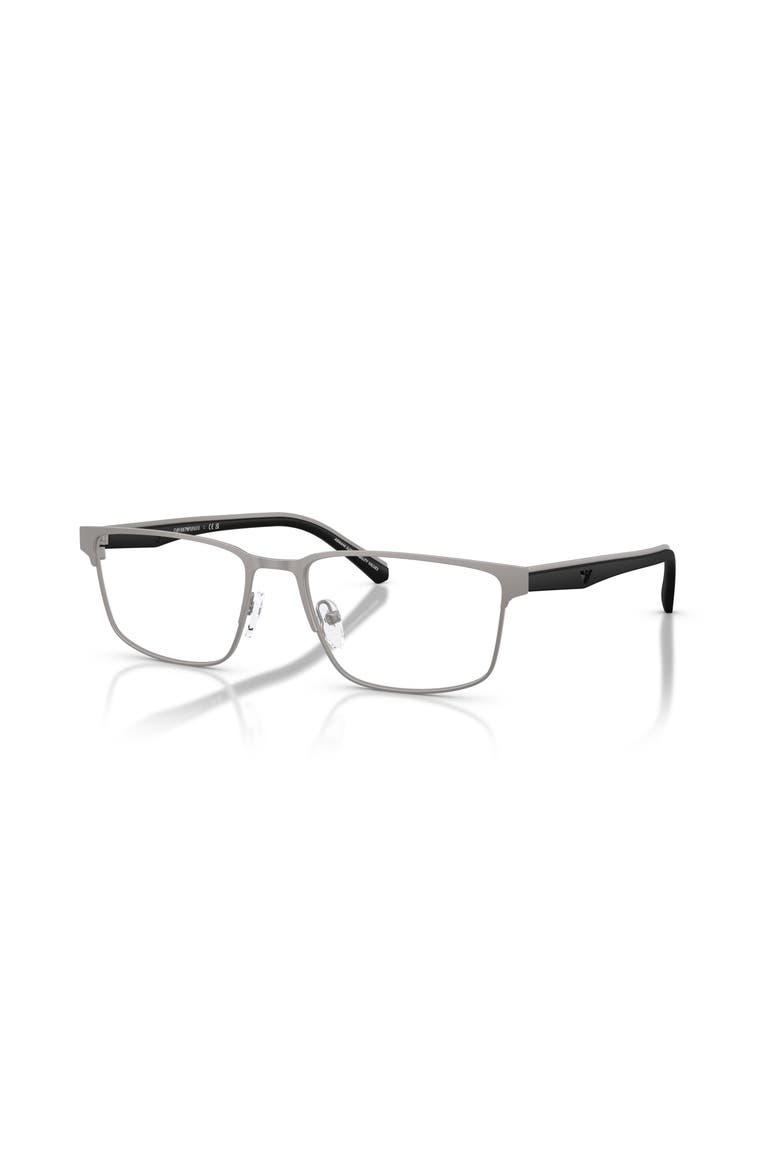 56mm Rectangle optical glasses, Main, color, Grey