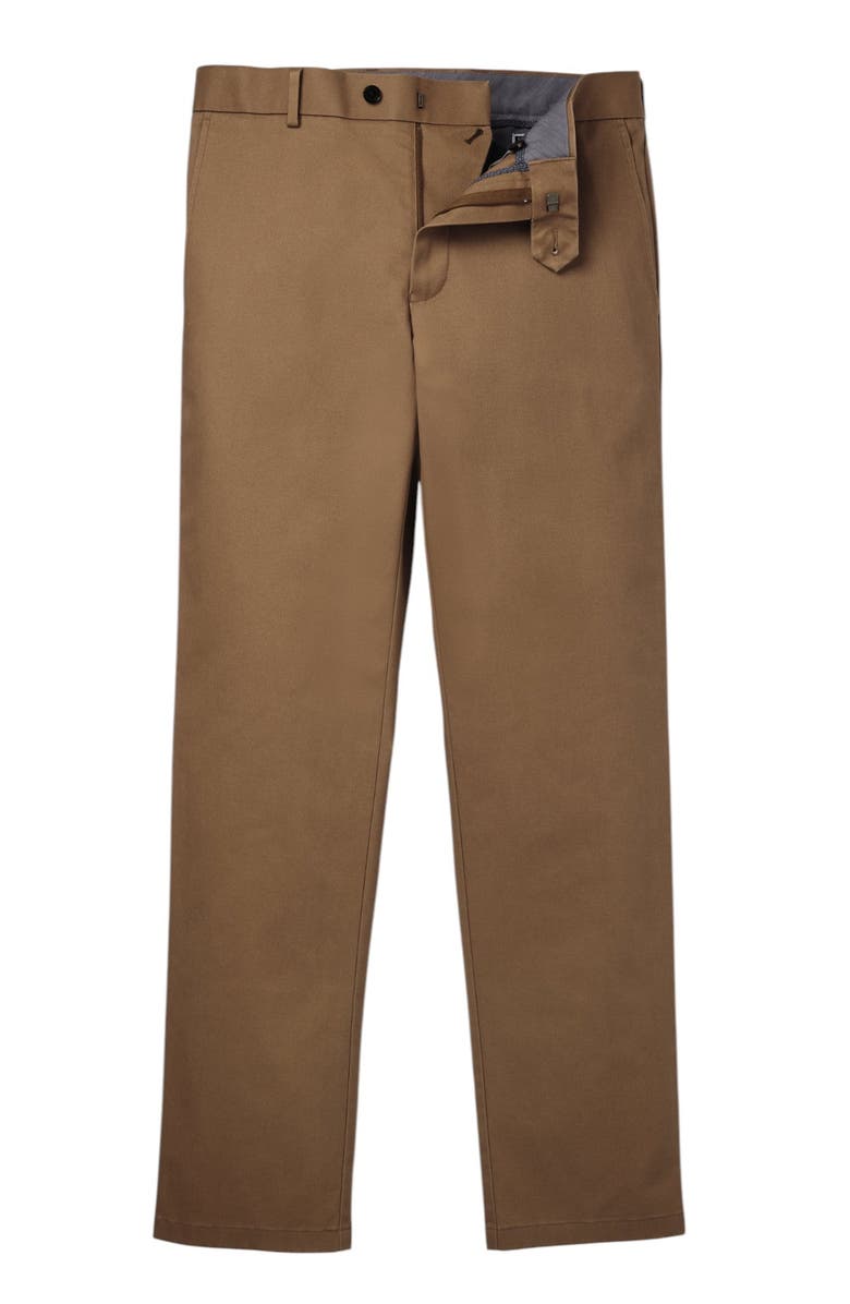 Charles Tyrwhitt Ultimate Non-Iron Chinos, Alternate, color, Dark Orange