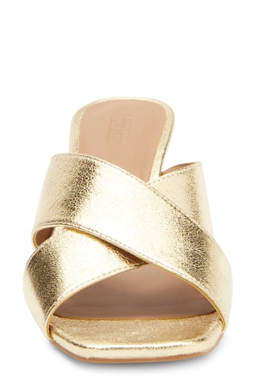 Nordstrom Rack Lauren Slide Sandal In Gold Metallic