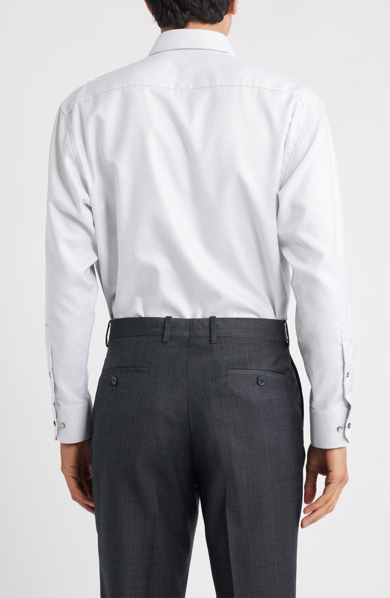 Eterna Modern Fit Structured Twill Dress Shirt, Alternate, color,
