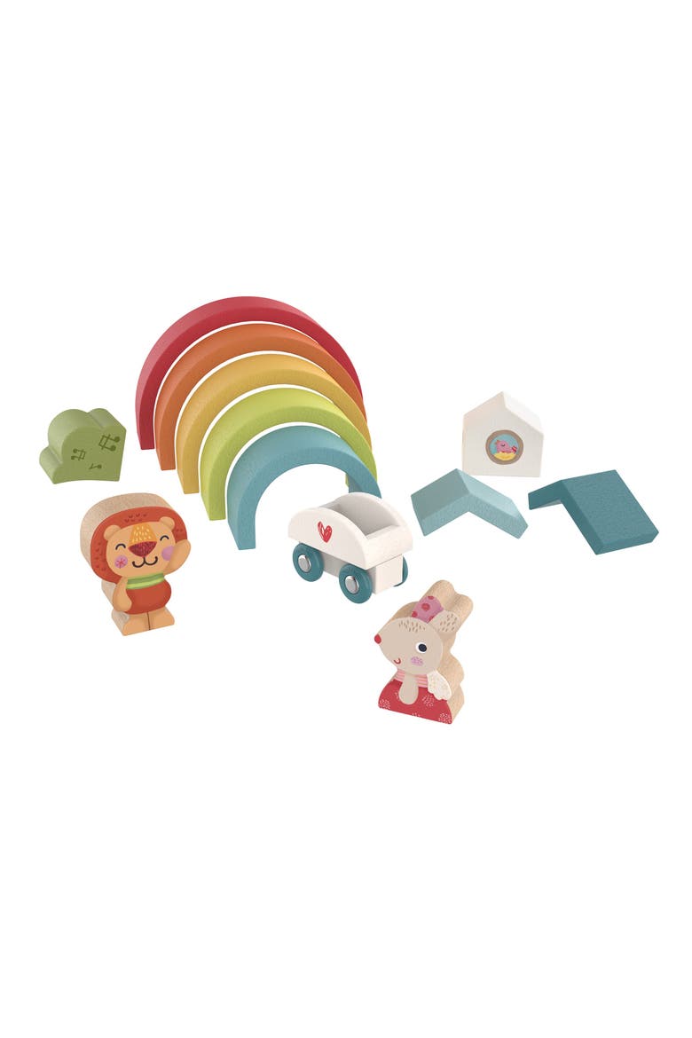 Enchanted Rainbow Roleplay Stacking Toy, Alternate, color, Multi / Green