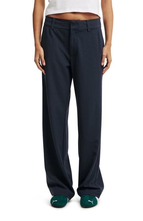 Cotton On Luis Suiting Pant In Ink Navy