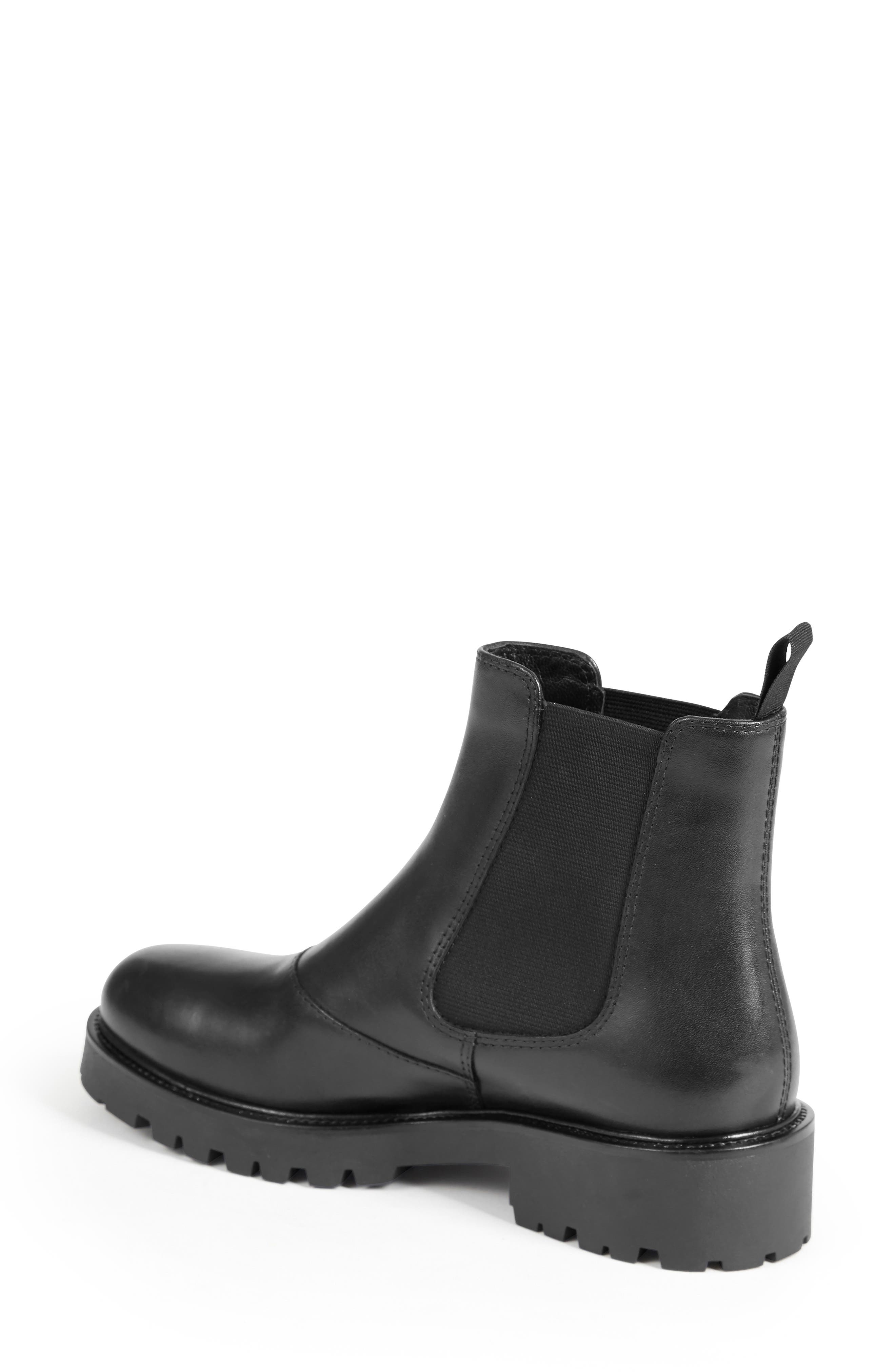 Vagabond Shoemakers Kenova Lug Chelsea Boot, Alternate, color, Black Leather