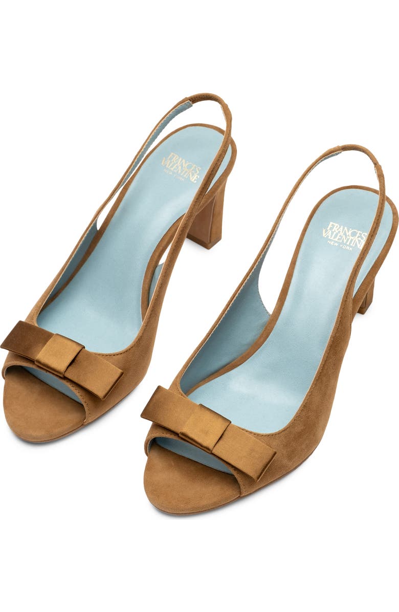 Frances Valentine Reese Slingback Sandal, Alternate, color, Camel