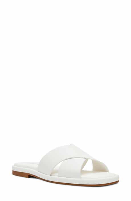 Anne Klein Khloe Crossover Strap Slide Sandal