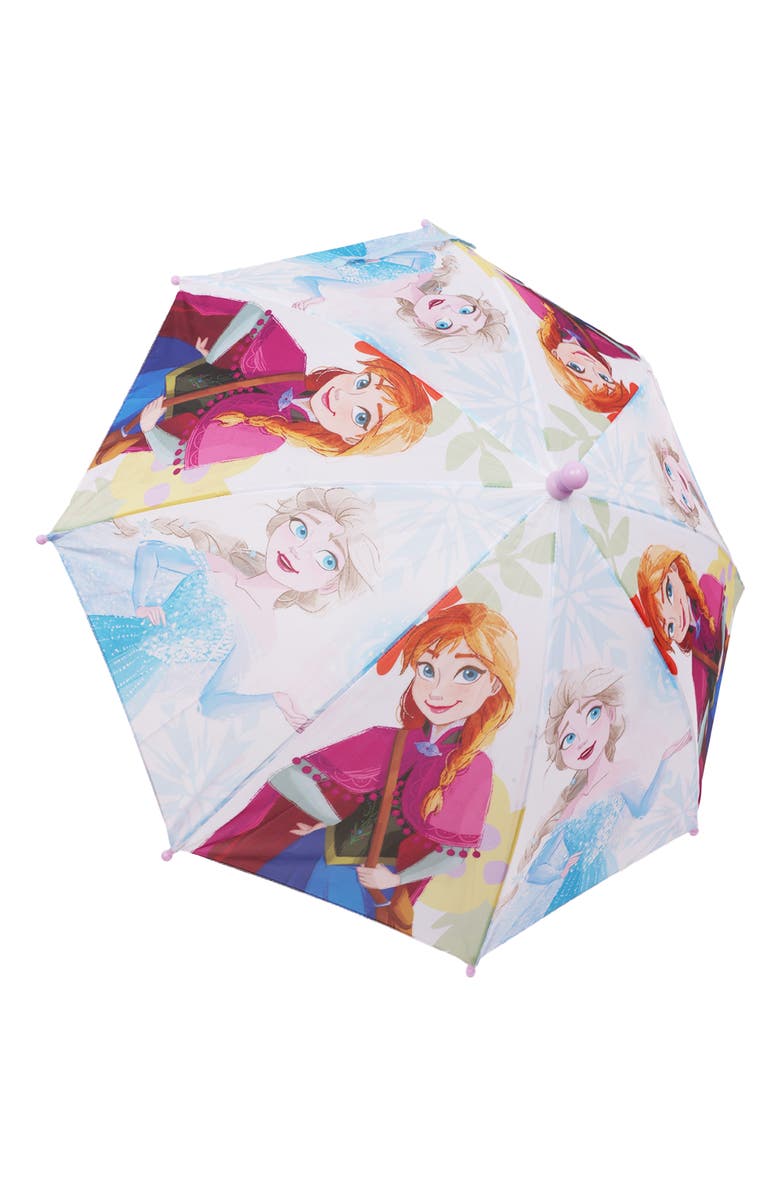Disney Frozen Elsa and Anna Kids Umbrella, Alternate, color, Multi