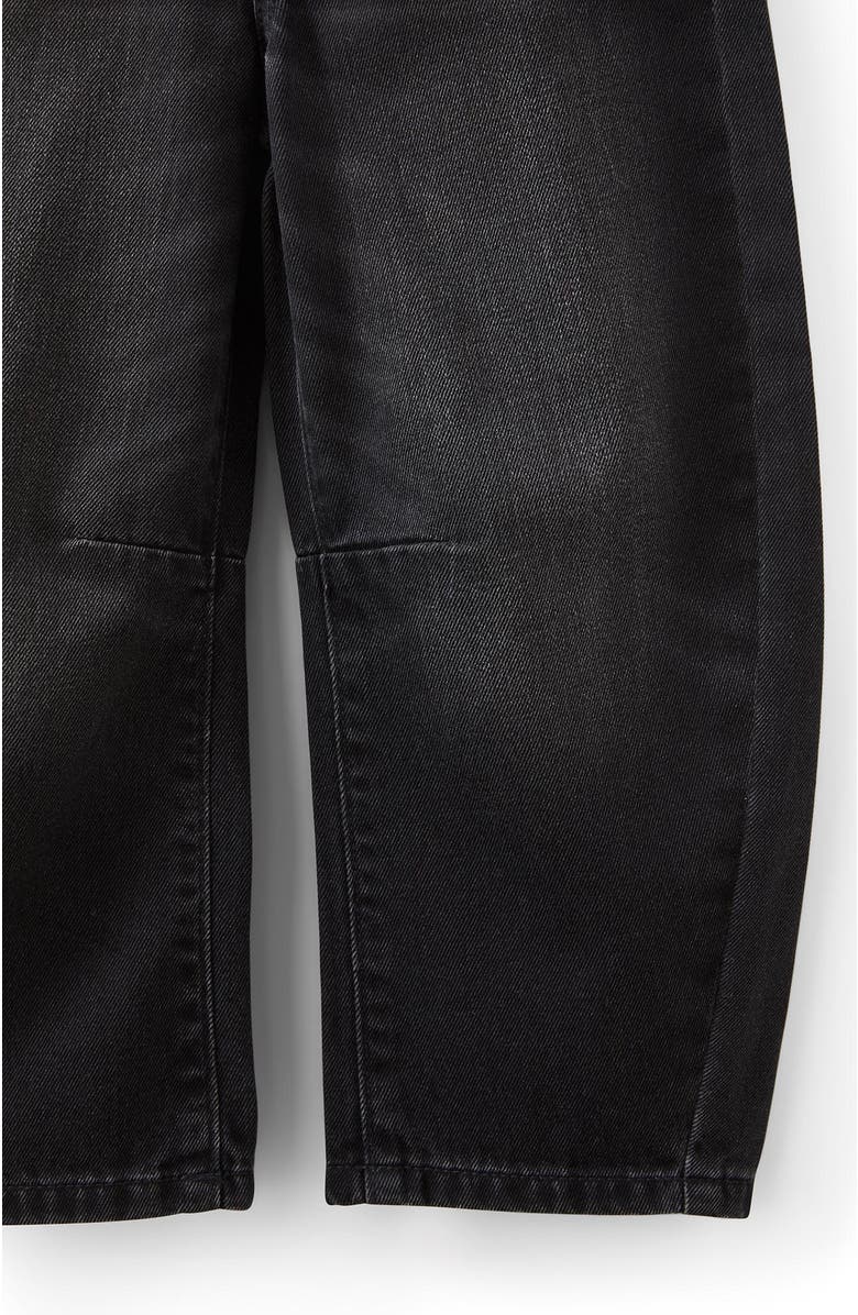 Cotton On Kids Kid's Unisex Barrel Leg Denim Jean, Alternate, color, Balmoral Black