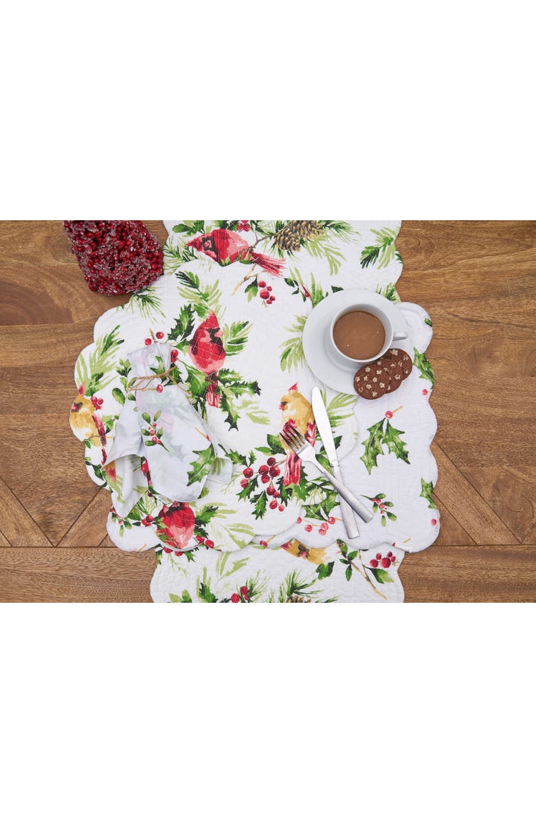 C&F Home Ruby Cardinal Napkins Set of 6, Alternate, color, Yellow