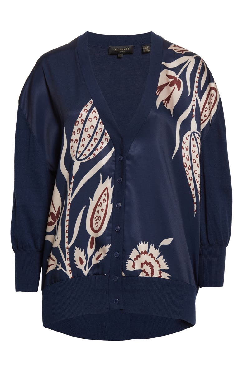 Ted Baker London Women's Naincy Print Cardigan, Alternate, color,