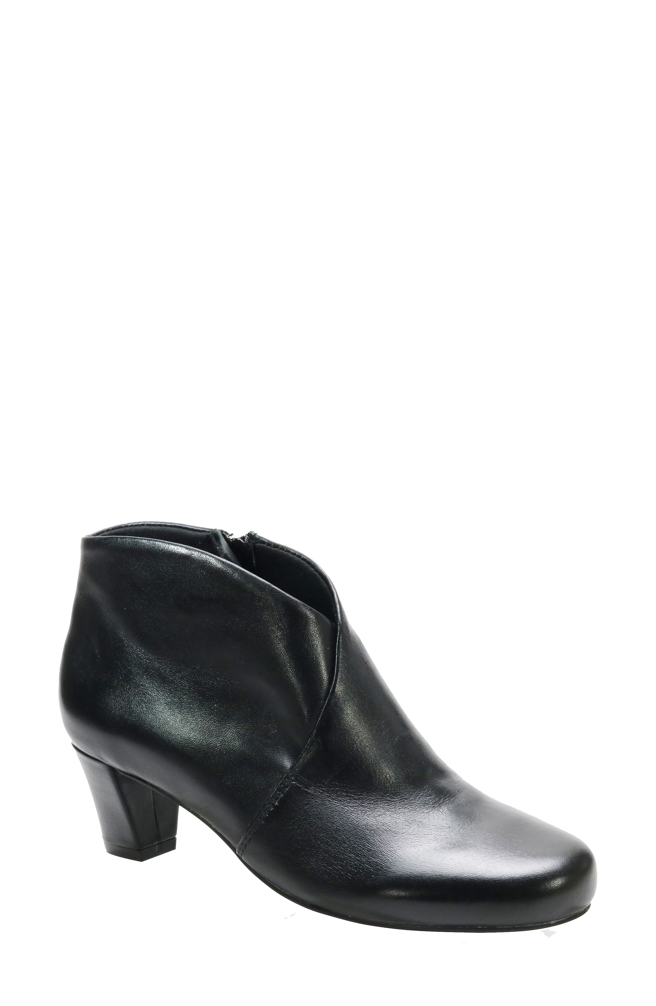 David Tate Prestige Bootie, Main, color, Black Nappa