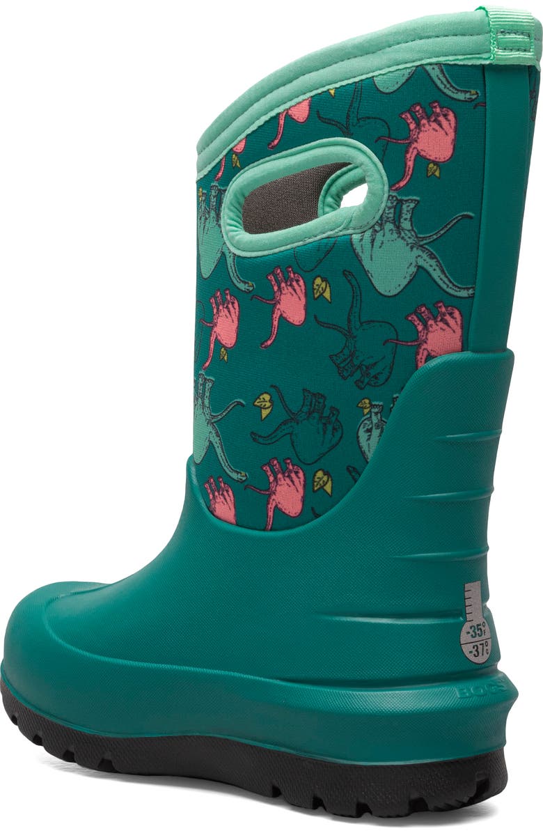 Bogs Kids' Neo-Classic Good Dino Insulated Waterproof Winter Boot, Alternate, color,