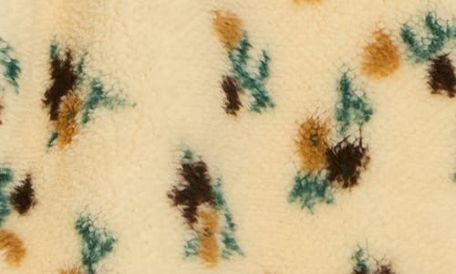 Thread & Supply Floral Fleece Zip-up Jacket In Multi