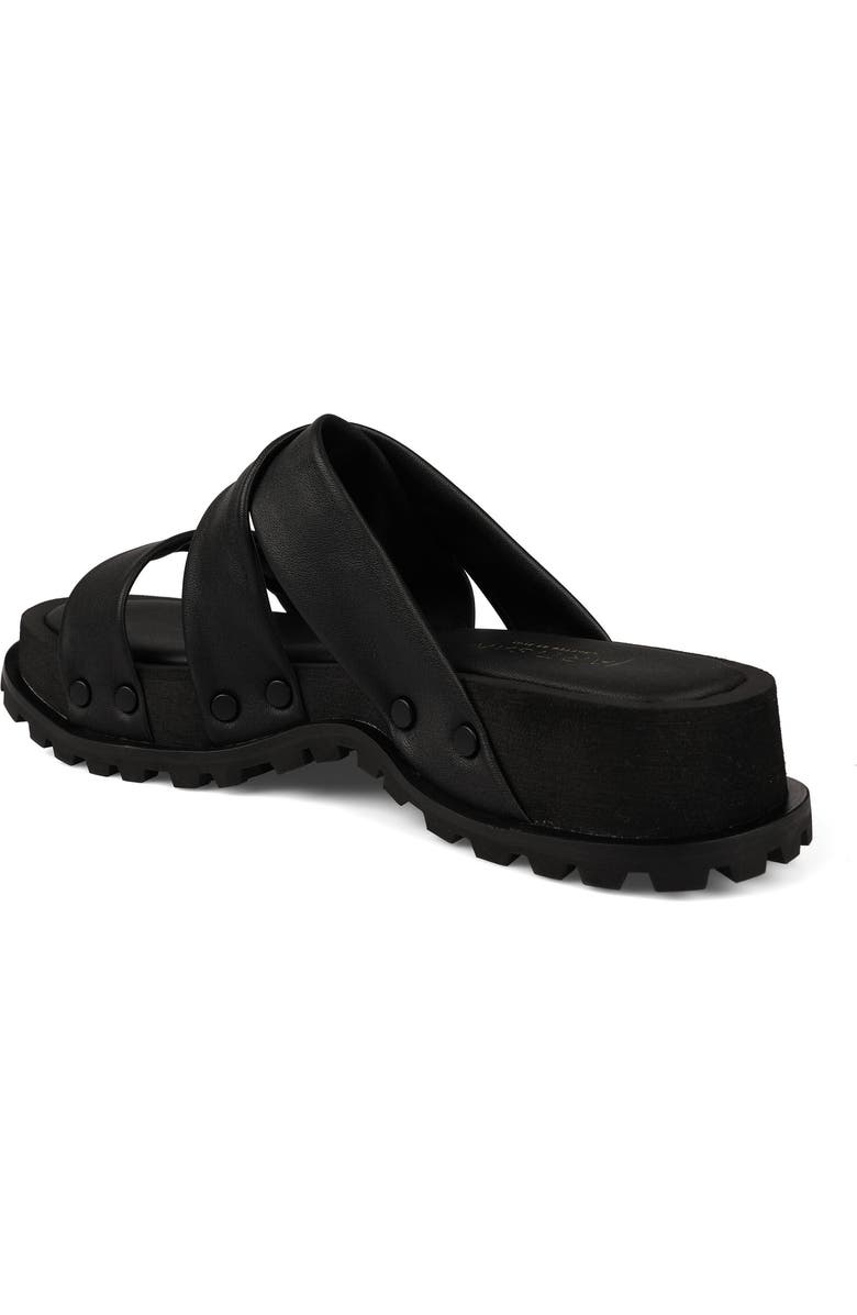 Artisan Crafted By Zigi Elixa Platform Sandal, Alternate, color, Black Leather
