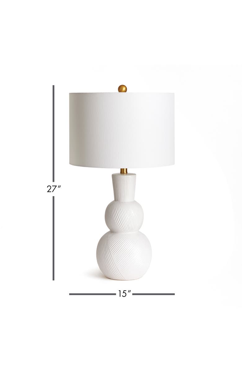 Napa Home & Garden Lina Lamp, Alternate, color, White