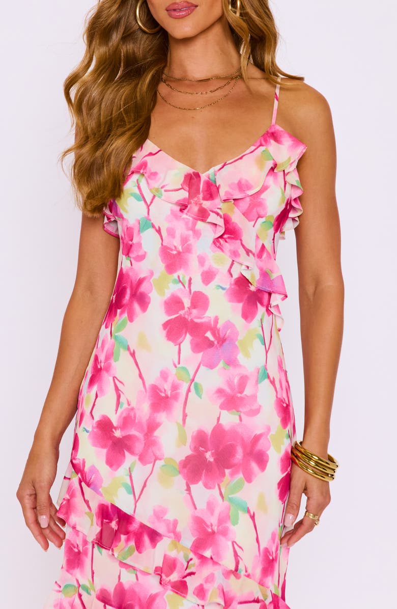 VICI Collection Sylvie Floral Print Sleeveless Maxi Dress, Alternate, color, 