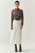 Exquise Arlette Belted Skirt