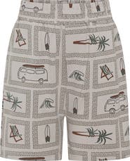 TINY TRIBE Kids' Surfing Life Print Shorts