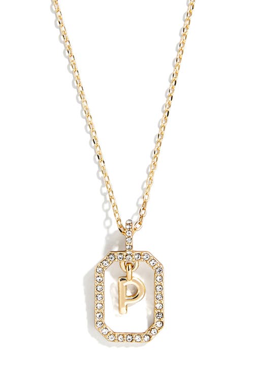 Shop Baublebar Alicia Intial Pendant Necklace