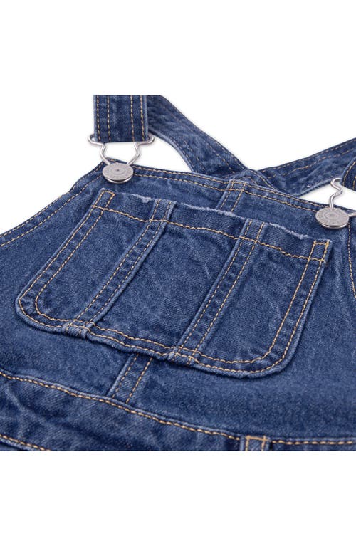 Levi's Kids' Denim Cargo Overalls In Blue