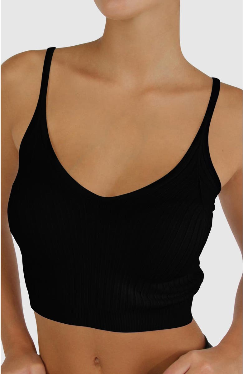 Belle & Bloom All I Need Knit Crop, Main, color, Black