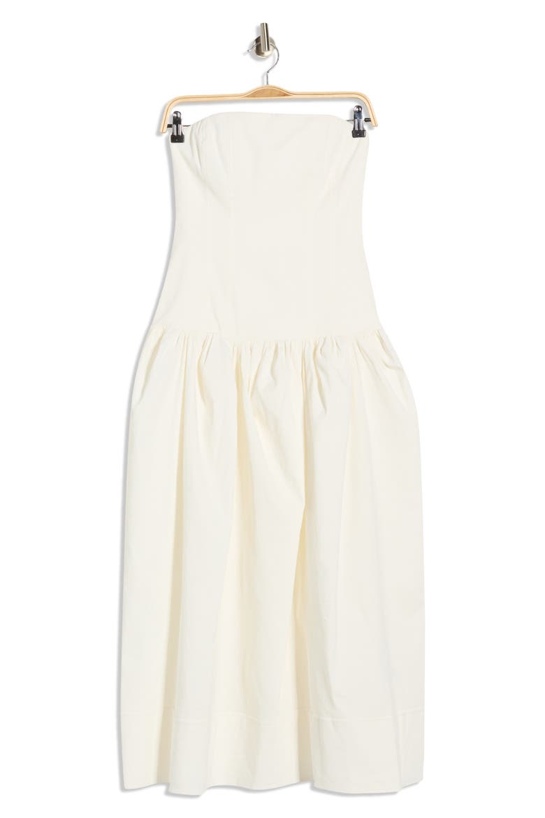 June Midi Dress, Alternate, color, WHITE