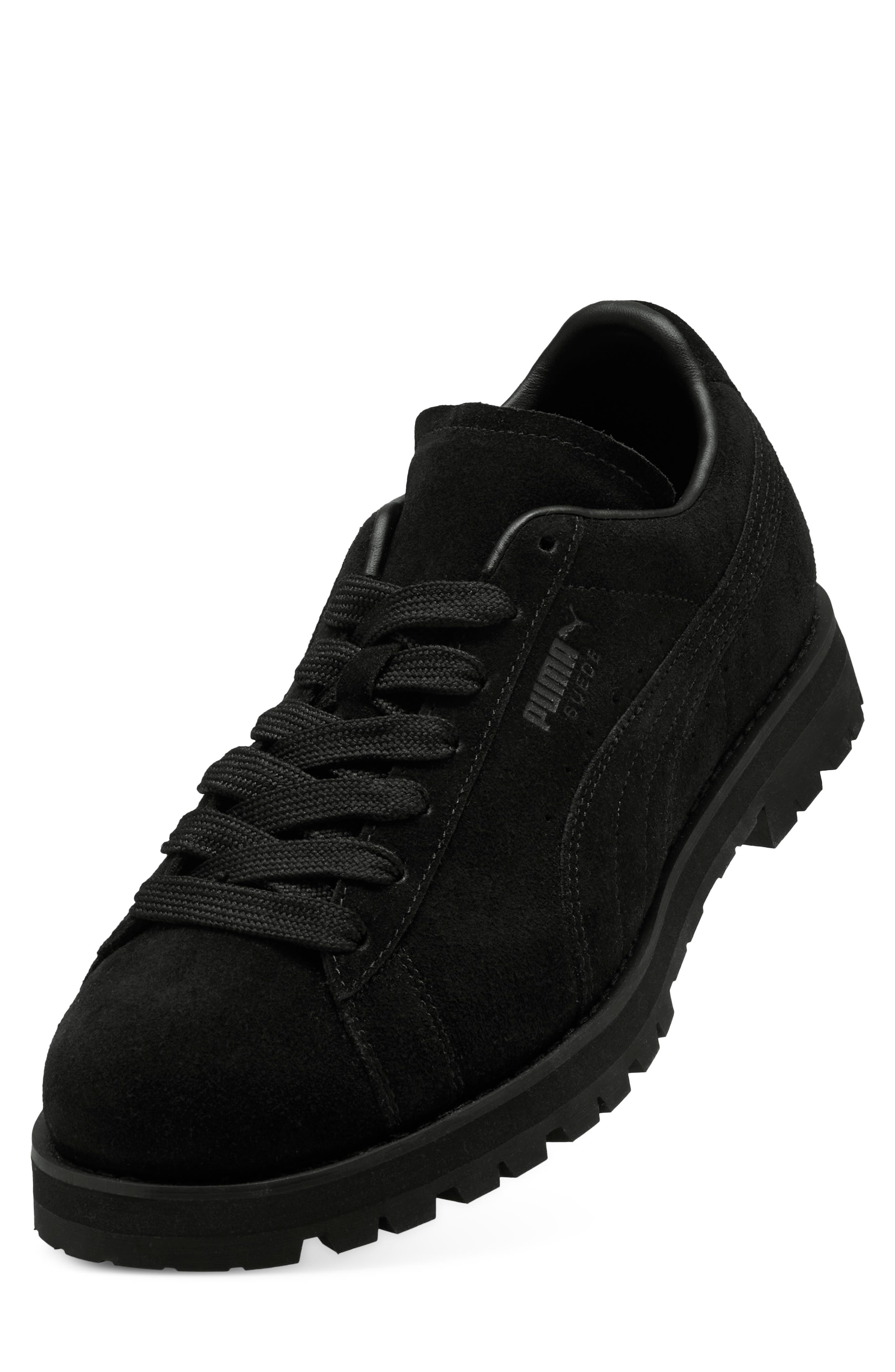 Suede Vibram Sneaker, Alternate, color, PUMA BLACK