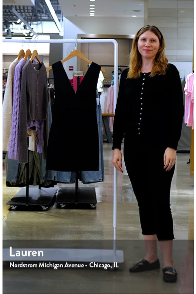 Cutout V-Neck Minidress video